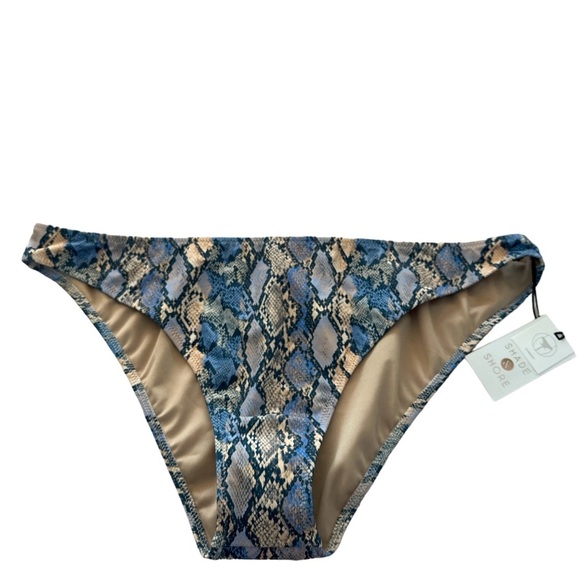 SHADE & SHORE Animal print Cheeky Size Large (12-14) Bikini Bottom BNWT - Picture 1 of 5